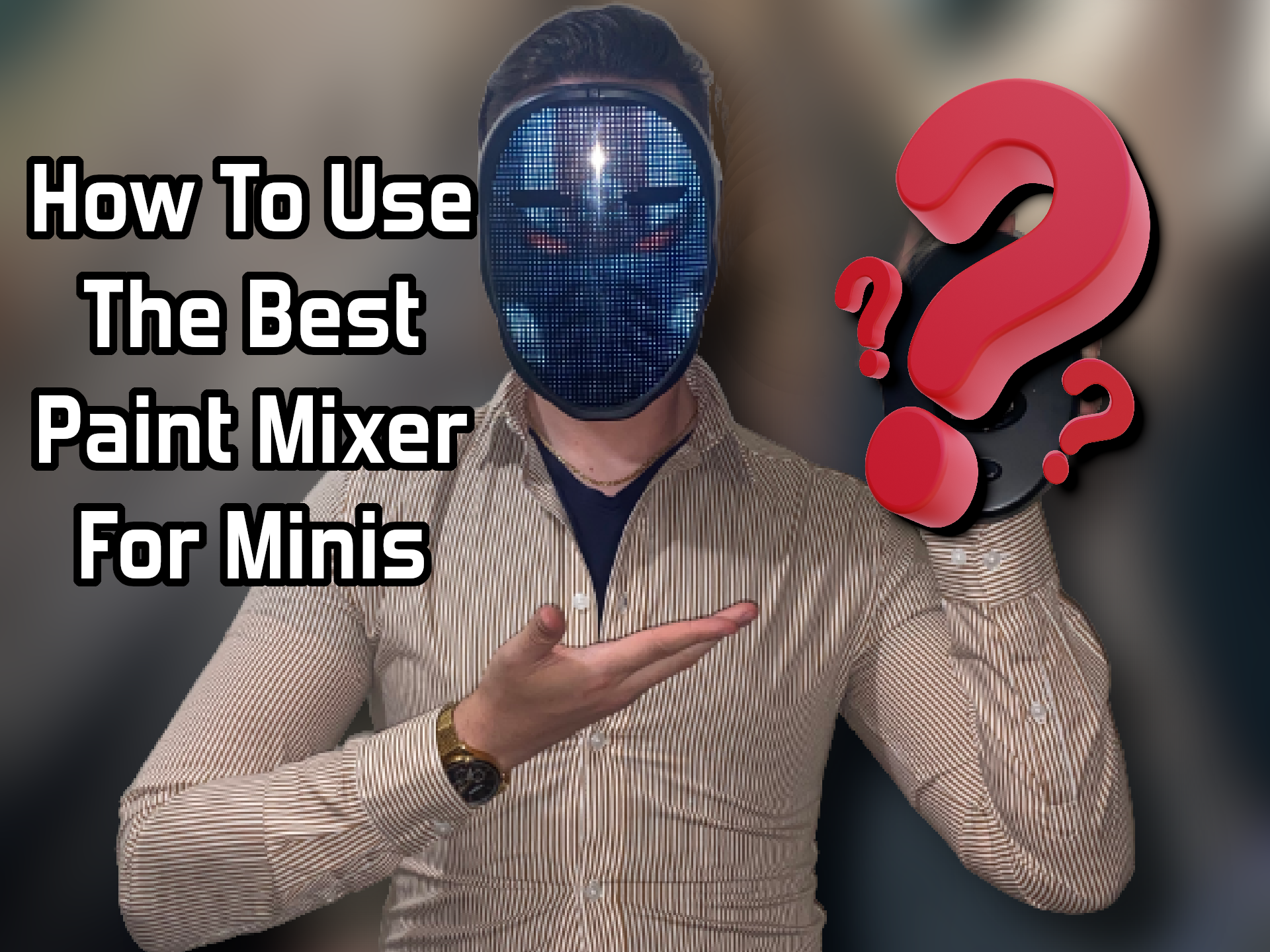 Best Mixer Shaker for Painting Wargames Miniatures: Vortex 