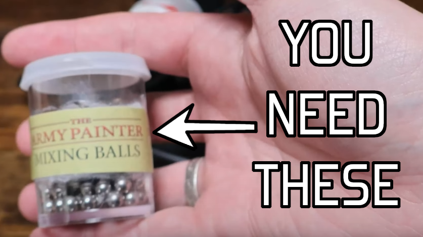 The Army Painter Mixing Balls Makes Mixing Citadel Paints Super Easy. You need these!