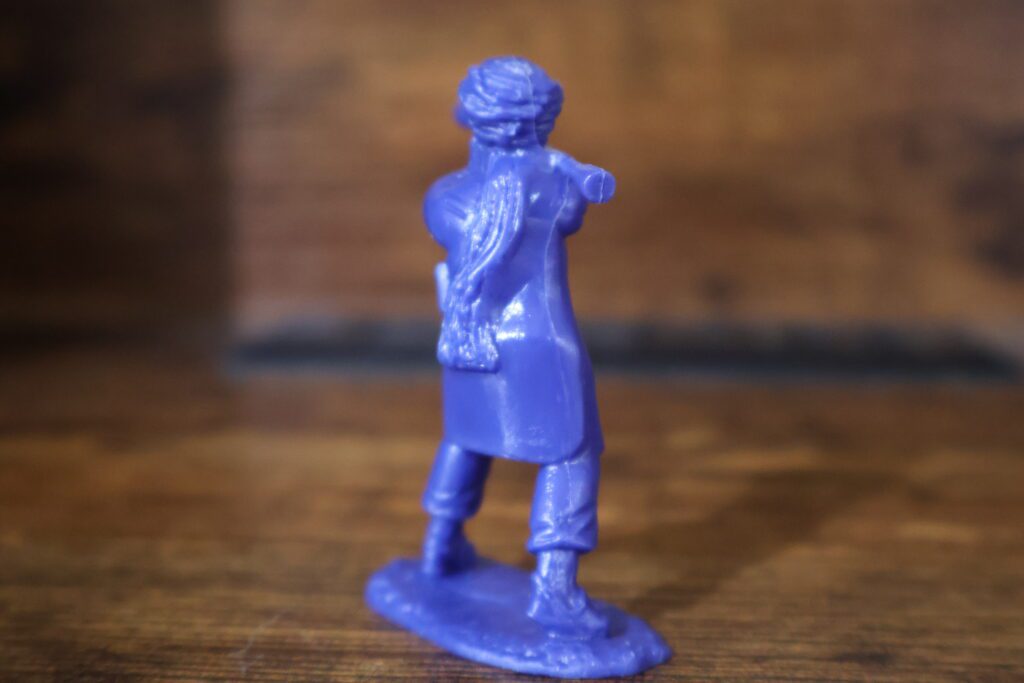 blue toy soldier armies in plastic