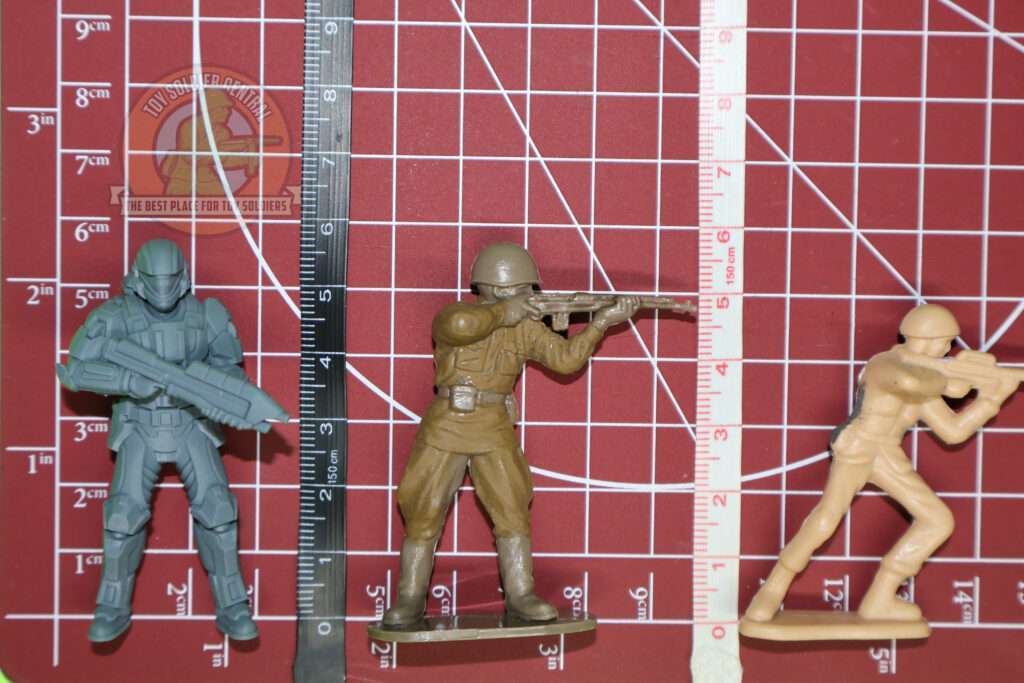halo odst scale comparison to army men