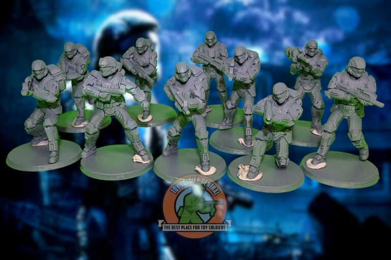 Halo Reach | UNSC | ODST Toy Soldier Squad | Series One | 54mm Scale