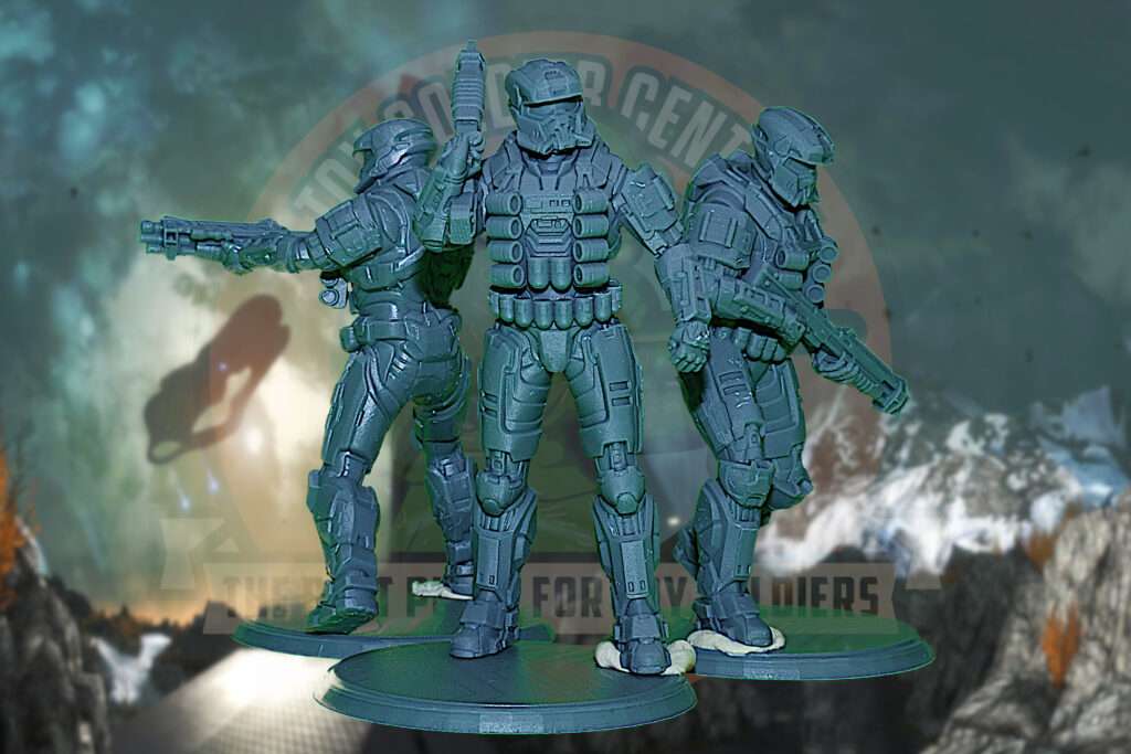 EOD spartan halo reach grey army men