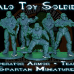 Halo Reach | UNSC | Operator Spartan Toy Soldier Squad | Series One | 54mm Scale