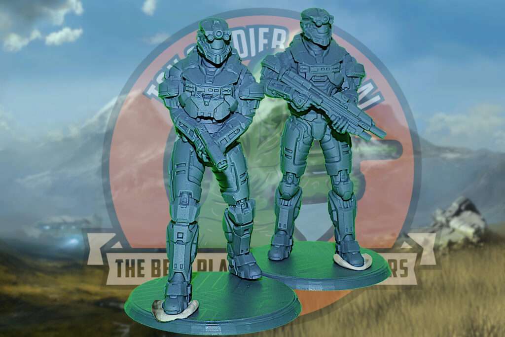 Halo minis mantic games operator armor