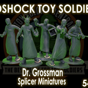 dr grossman splicer minis bioshock toy soldiers