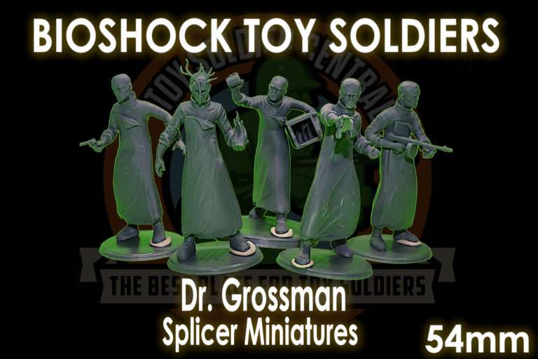 Bioshock | Dr. Grossman Splicer Toy Soldiers | 54mm Scale