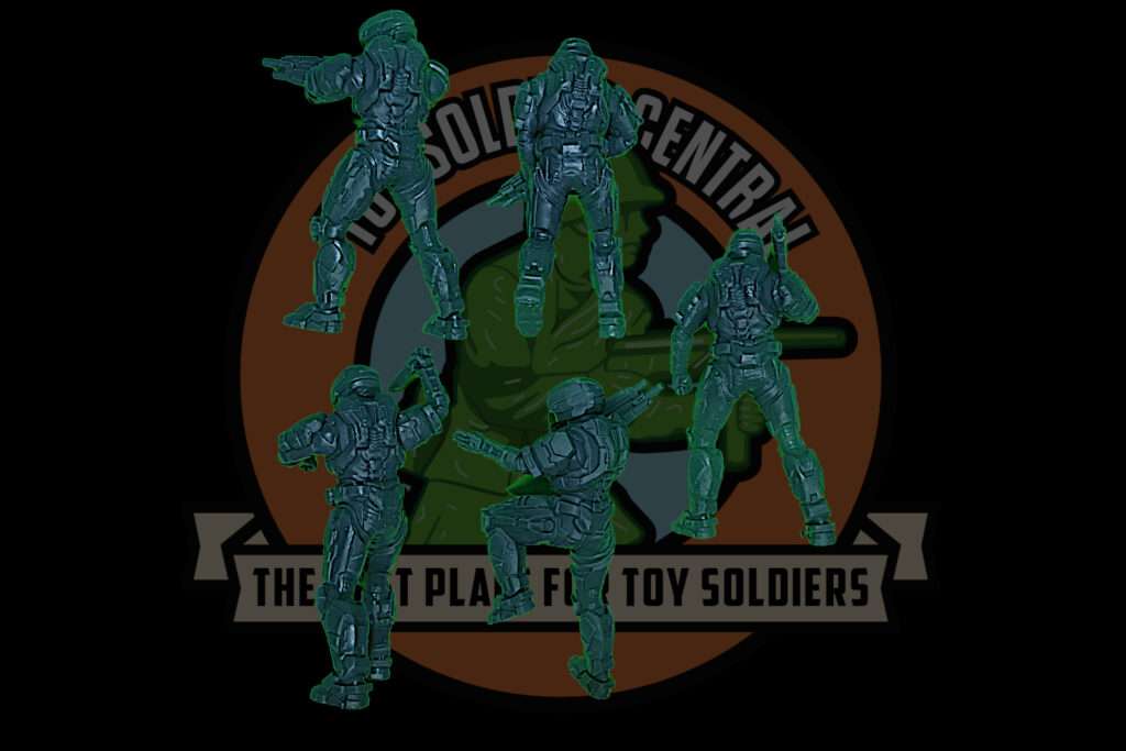 gungnir spartan squad toy soldier 54mm back