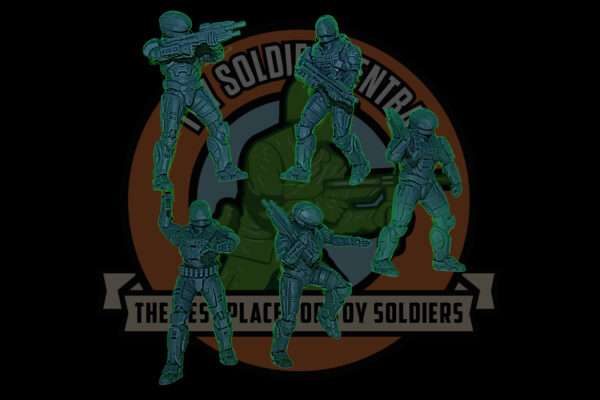 gungnir spartan squad toy soldier 54mm front