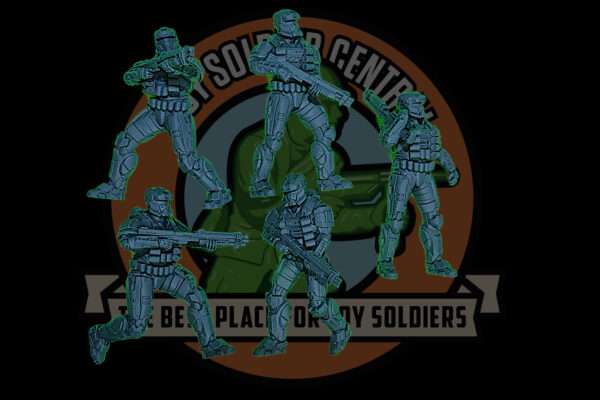 halo EOD spartan toy soldier team front