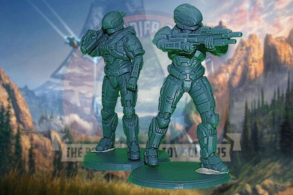 halo GUNGNIR team gun toy soldiers