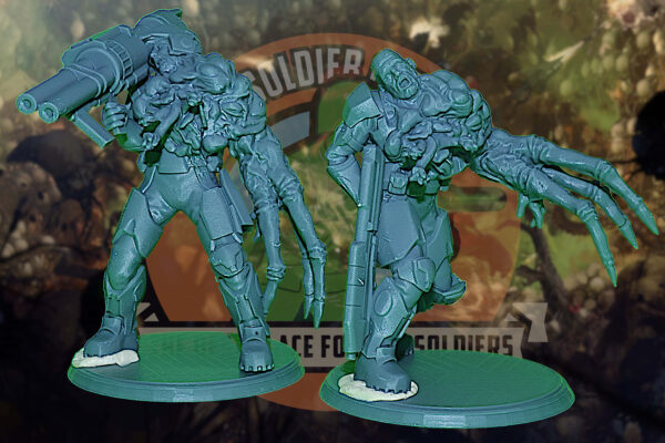 halo combat forms infected marines 54mm army men