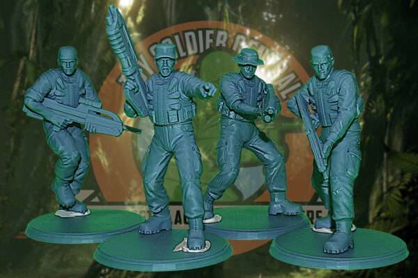halo light marine sarge toy soldiers