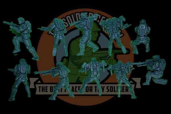 halo odst squad 2 toy soldier 54mm back