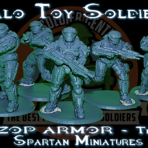 halo spartan HAZOP series 1 toy soldiers 54mm