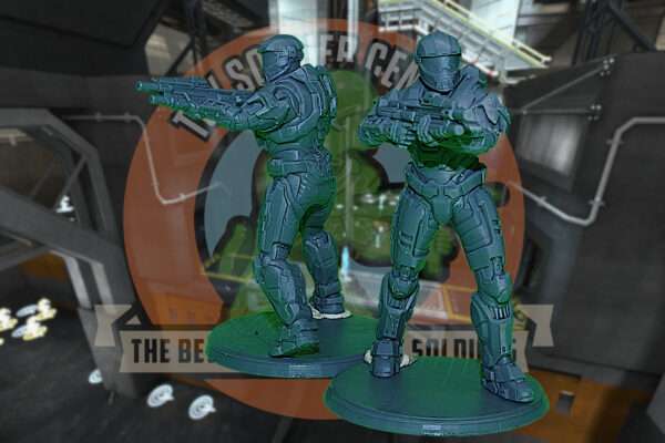 halo spartan HAZOP toy soldiers 54mm