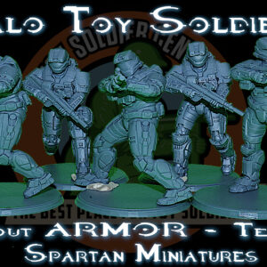 halo spartan Scout series 1 toy soldiers 54mm