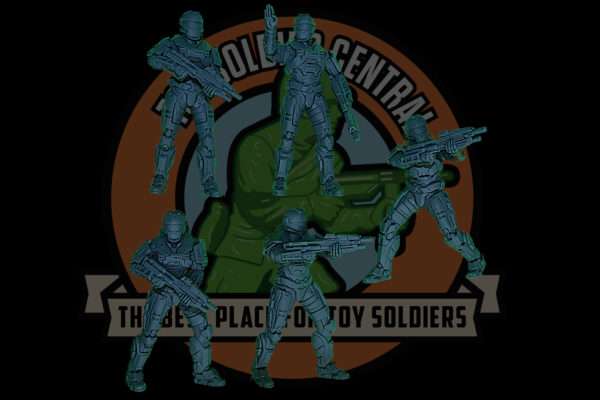 halo spartan cqc armor toy soldier front 54mm