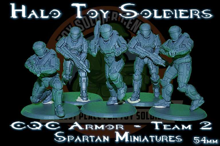 Halo Reach | UNSC | CQC Spartan Toy Soldier Squad | Series Two | 54mm Scale