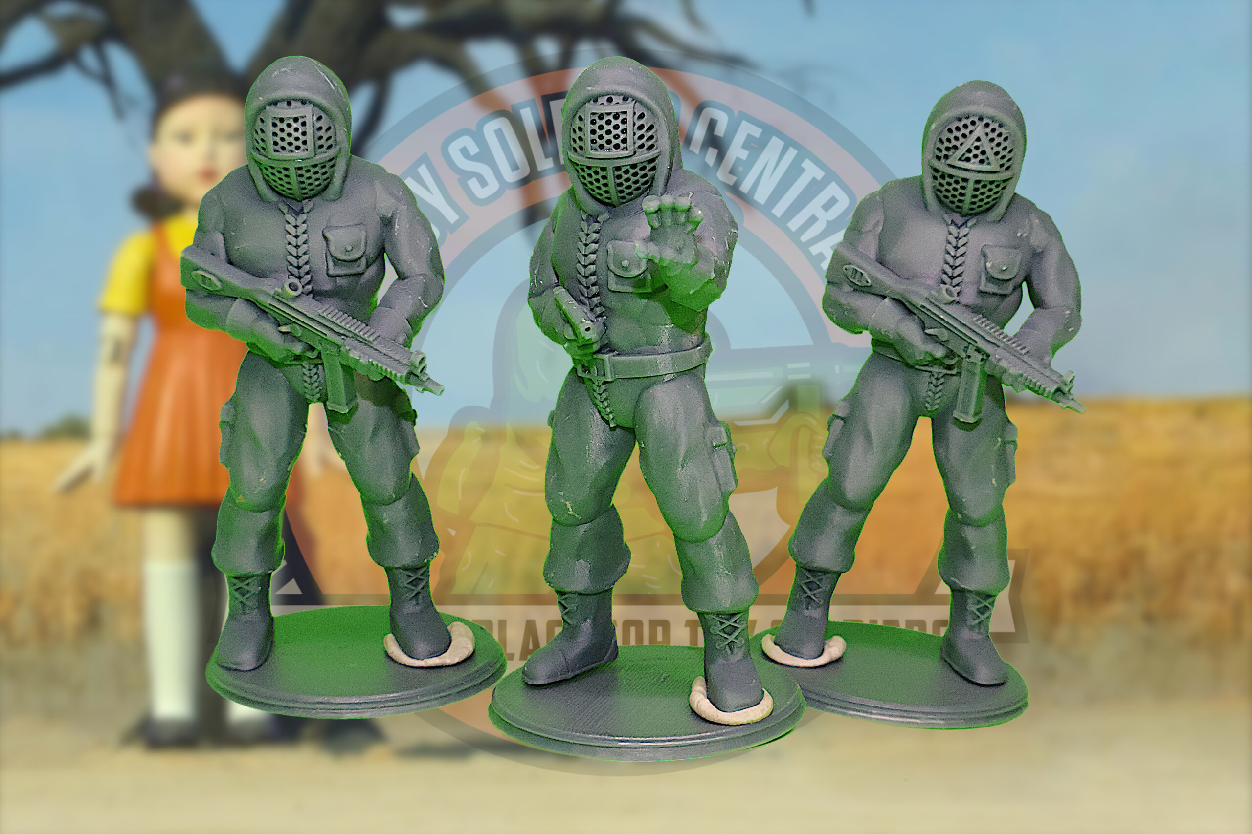 Squid Games | Pink Guard Toy Soldiers | Series One | 54mm Scale - Toy  Soldier Central