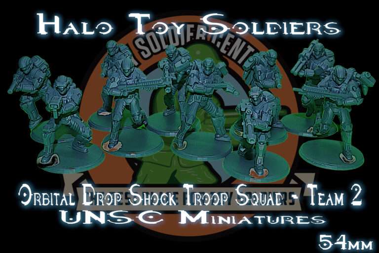 Halo Reach | UNSC | ODST Toy Soldier Squad | Series Two | 54mm Scale