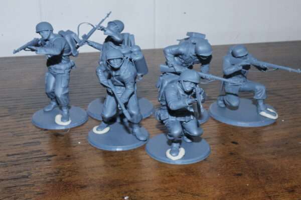 american ww2 54mm toy soldiers