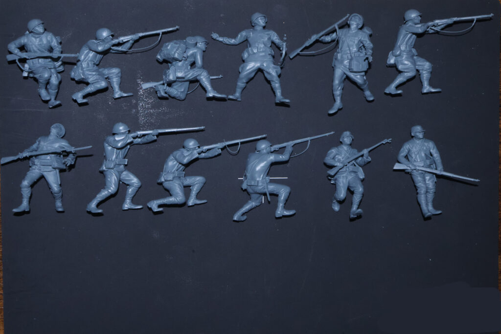 ww2 54mm army men front