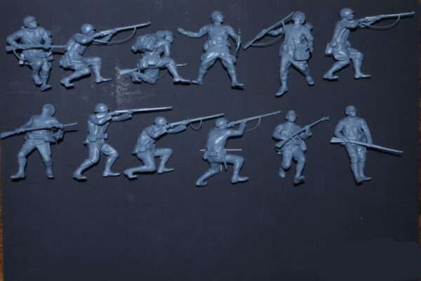 ww2 54mm army men front