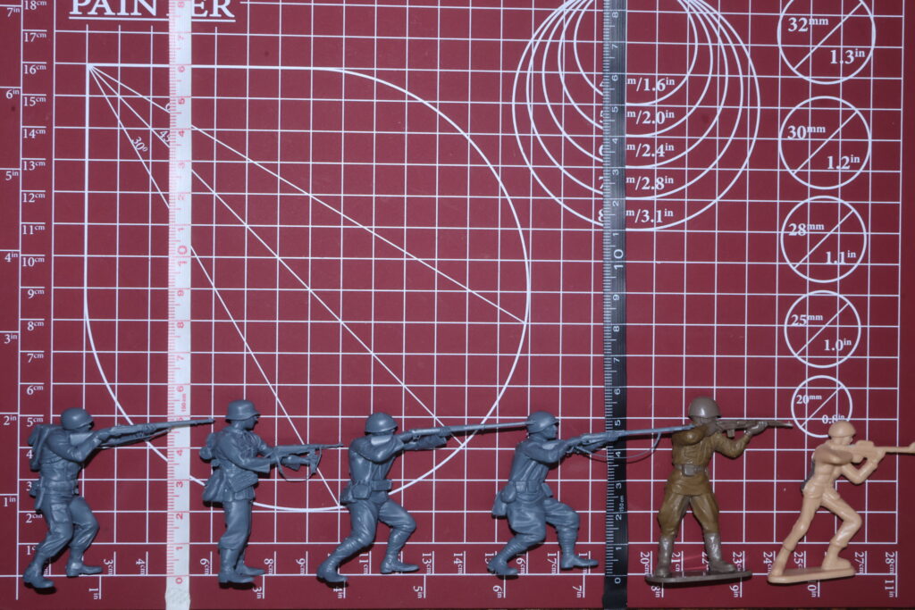 ww2 army men bundle scale comparison
