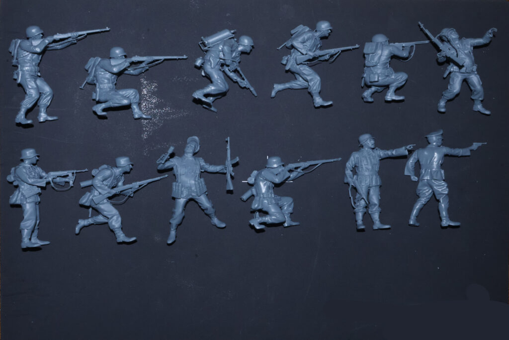 ww2 army men front