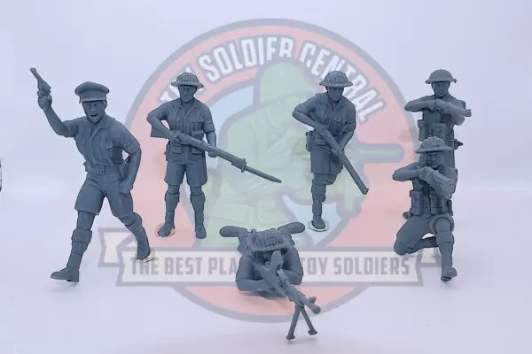 British 8th army men resin squad