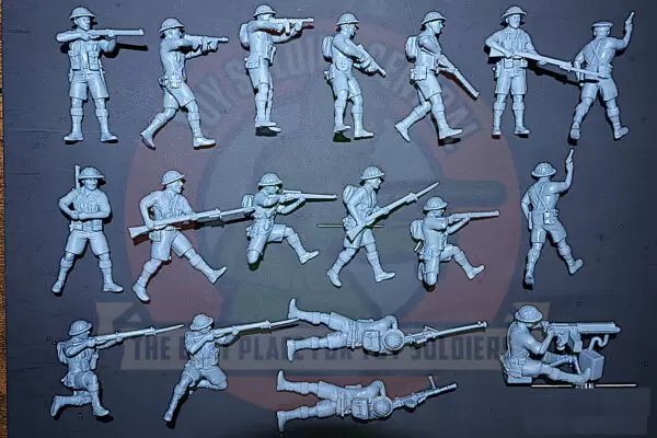 ww2 british 8th army men 54mm front