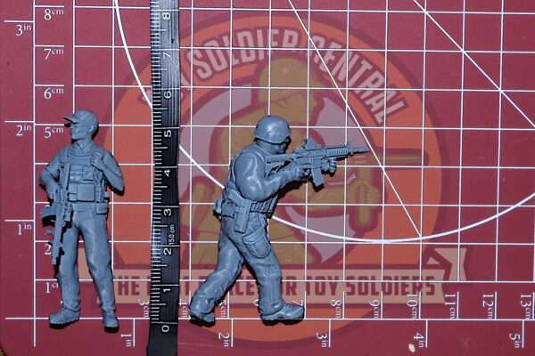 54mm scale cop army men