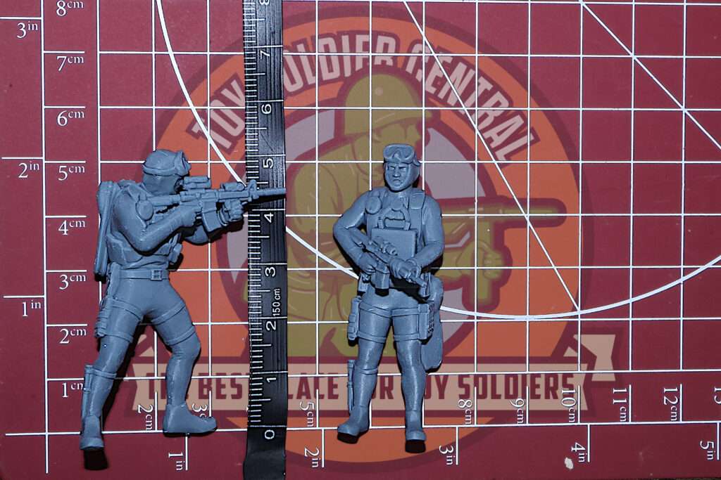 Frogmen Navy Seals 54mm army men
