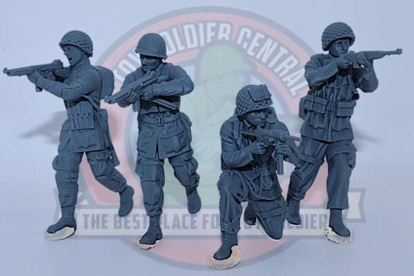 american paratroopers squad toy soldiers