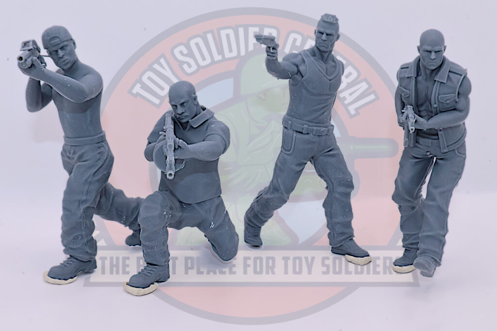 gangster army men resin