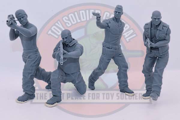 gangster army men resin