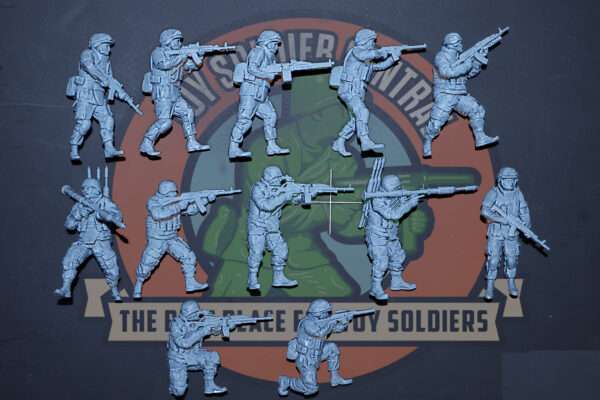 modern russian army men front