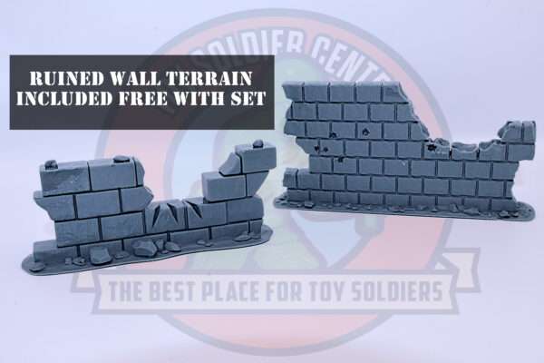 ruined wall terrain army men