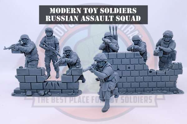 russian assault squad modern toy soldiers