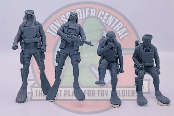 underwater navy seals toy soldiers