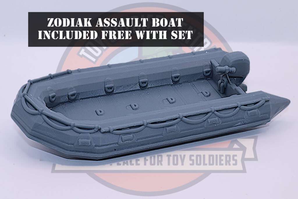 zodiac rubber assault boat army men