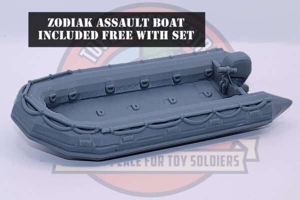 zodiac rubber assault boat army men