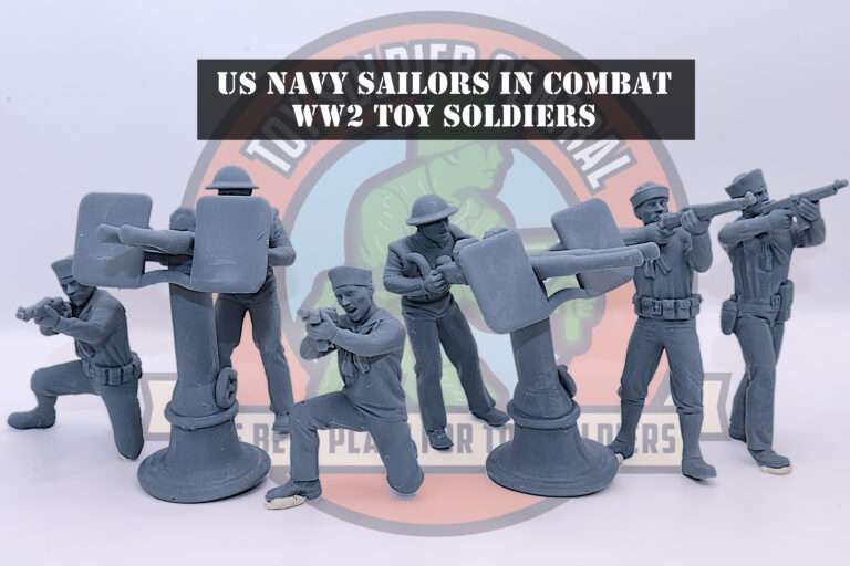 WW2 USA Navy Sailors In Combat