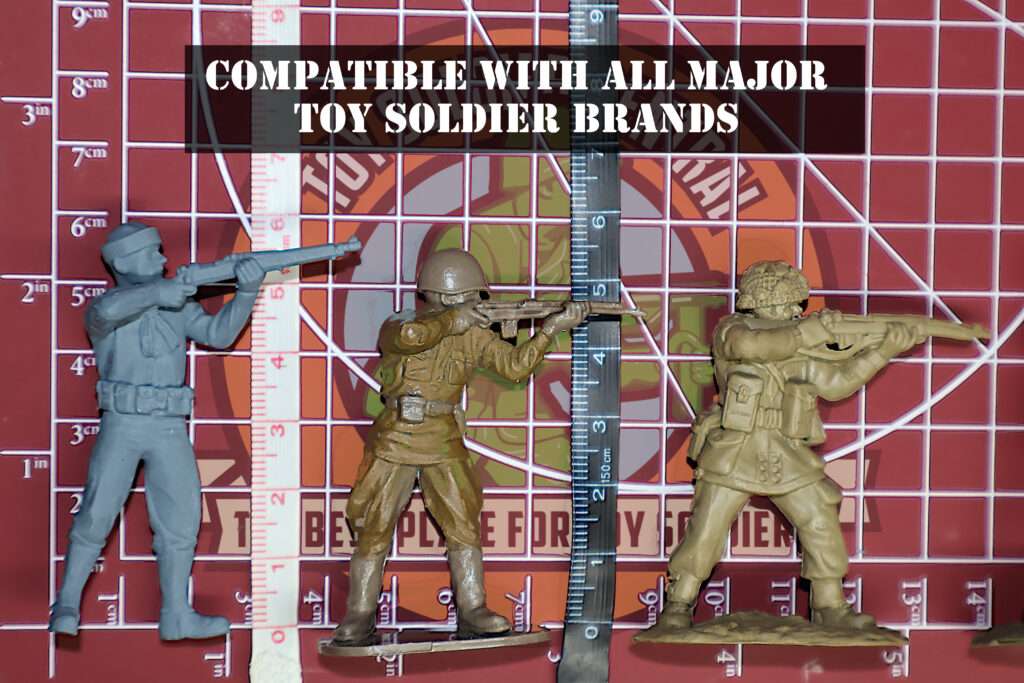 Close Up Navy Sailors 54mm WW2 US Scale Comparison
