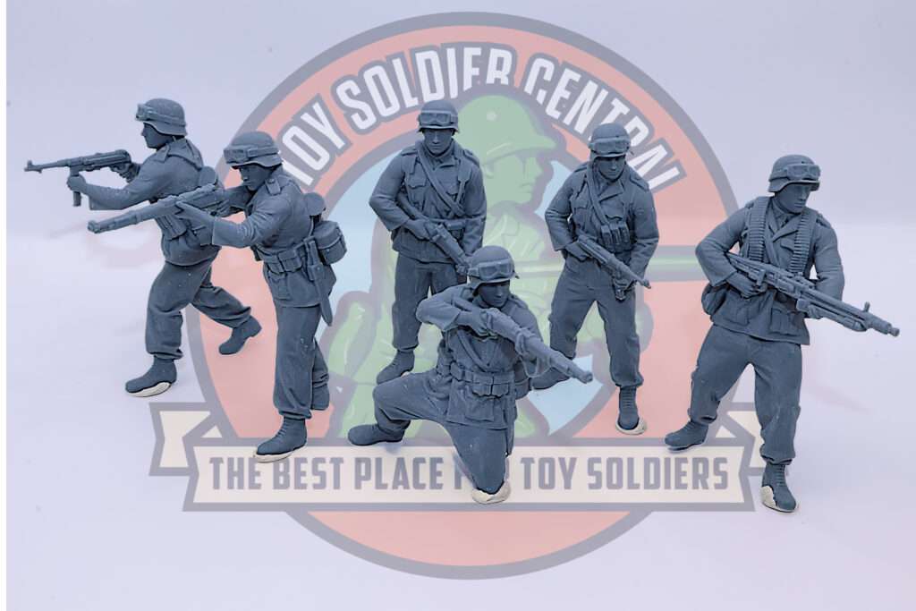 German Afrika Corps ww2 helmets Toy Soldiers