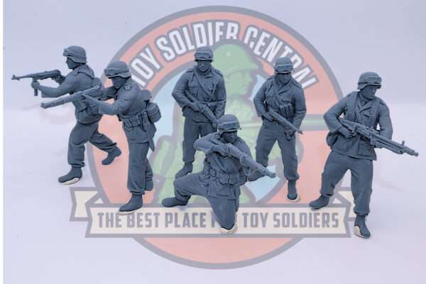 German Afrika Corps ww2 helmets Toy Soldiers