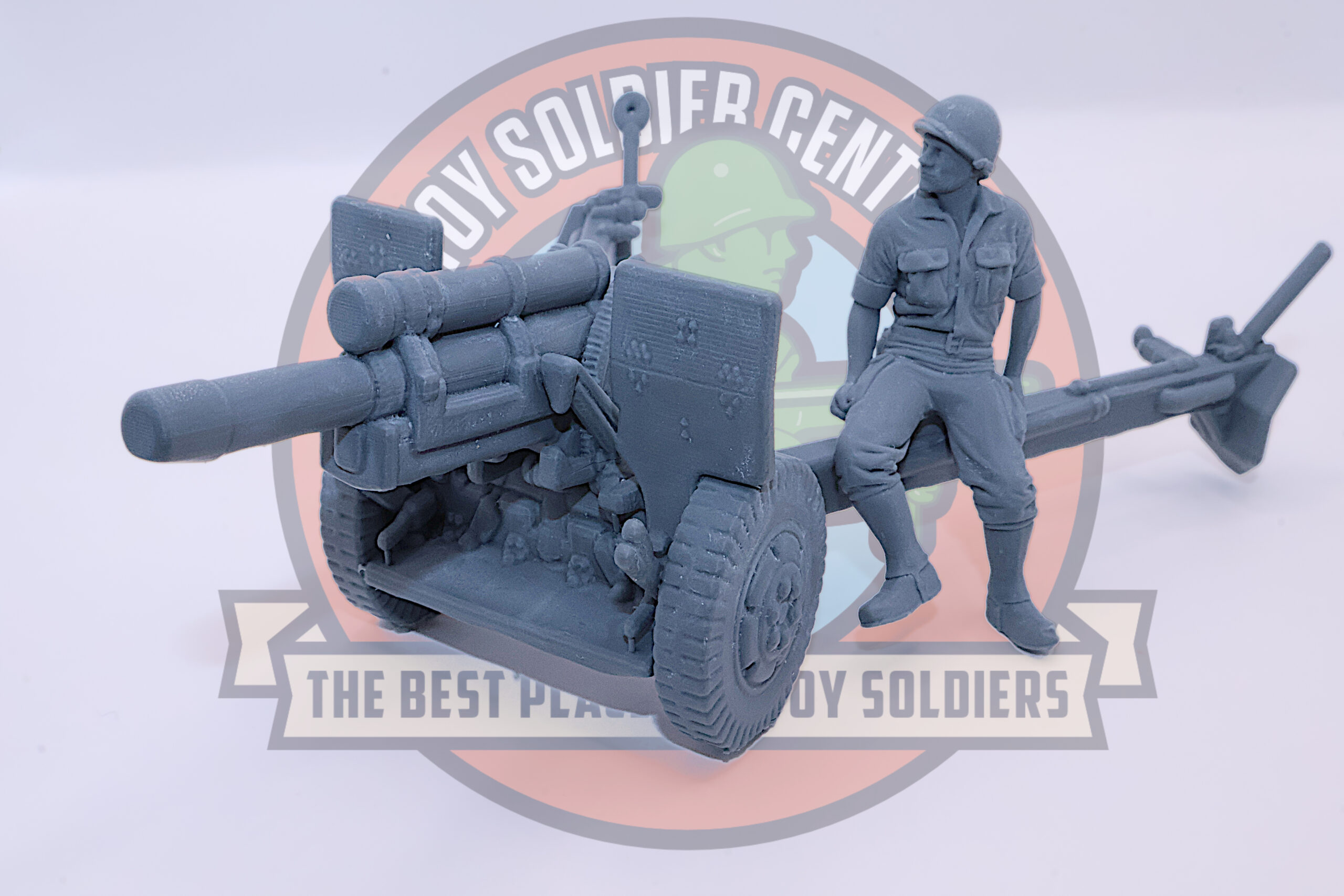 US WW2 155mm Howitzer Cannon Toy