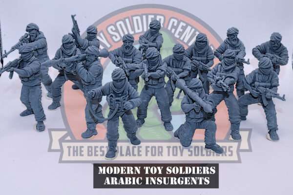 modern arabic insurgent 54mm toy soldiers