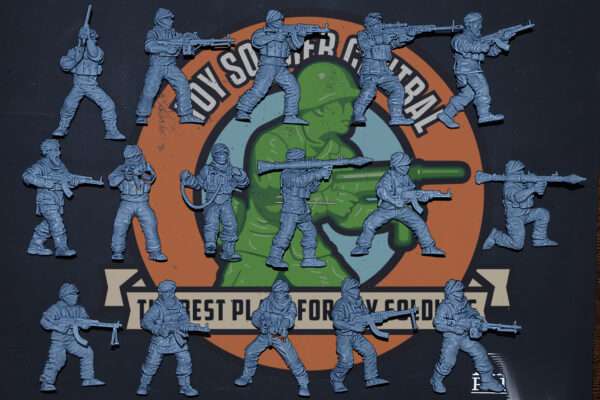modern insurgent toy soldiers 54mm front