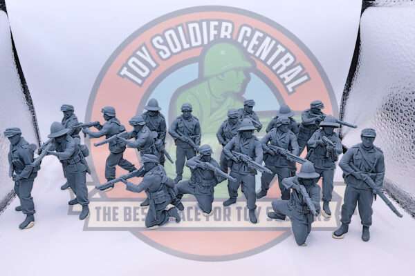 ww2 afrika korps toy soldiers 54mm army men